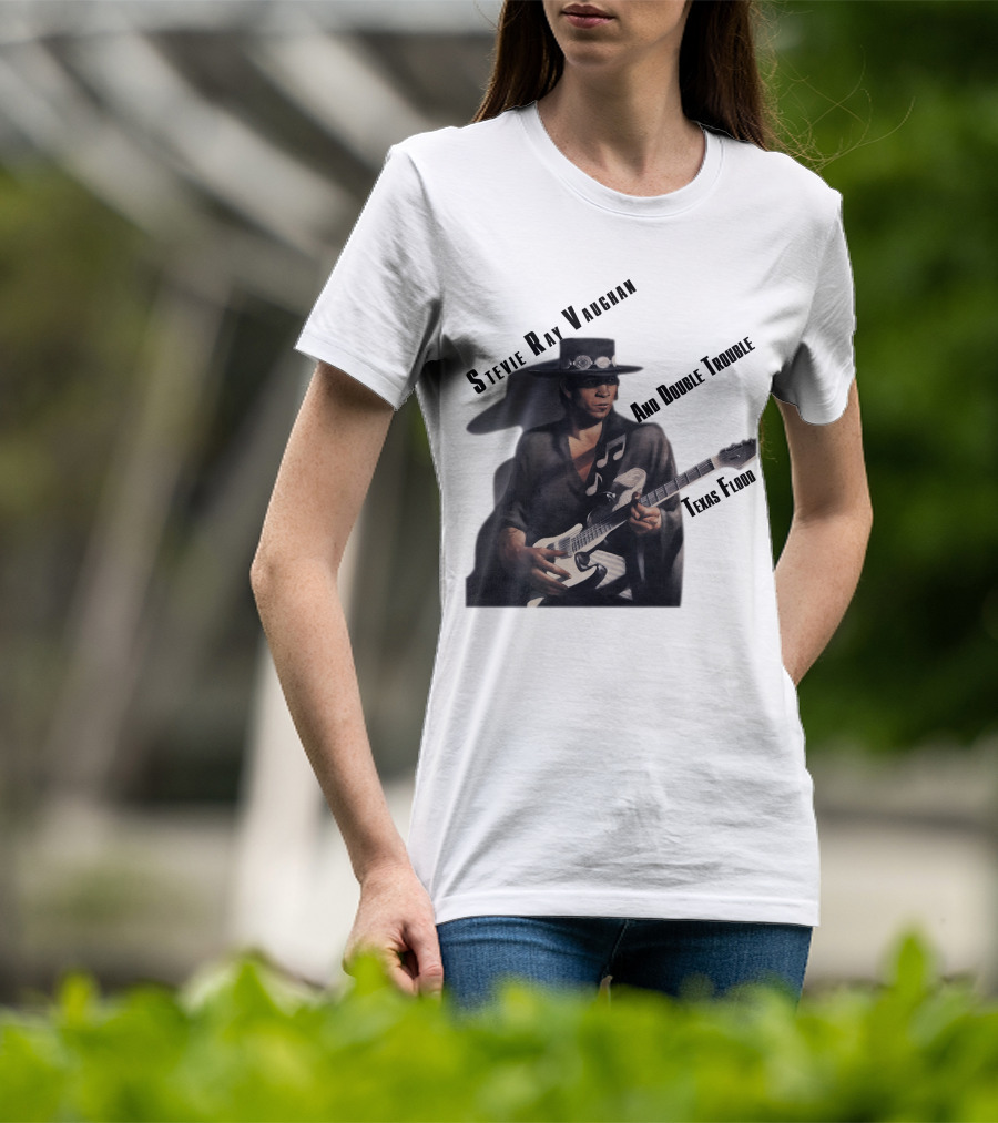 Stevie Ray Vaughan And Double Trouble Texas Flood T-Shirt