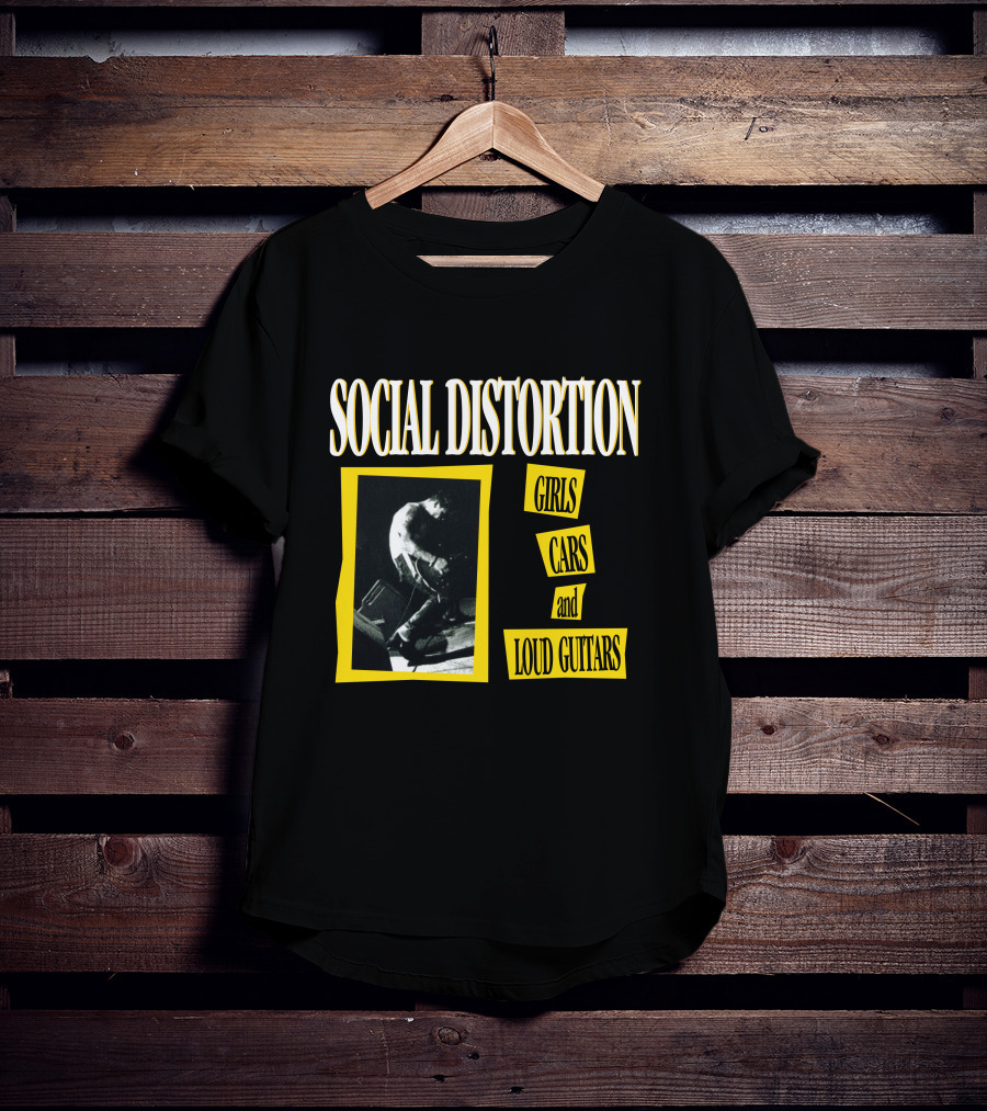 Social Distortion Girls Cars And Loud Guitars T-Shirt