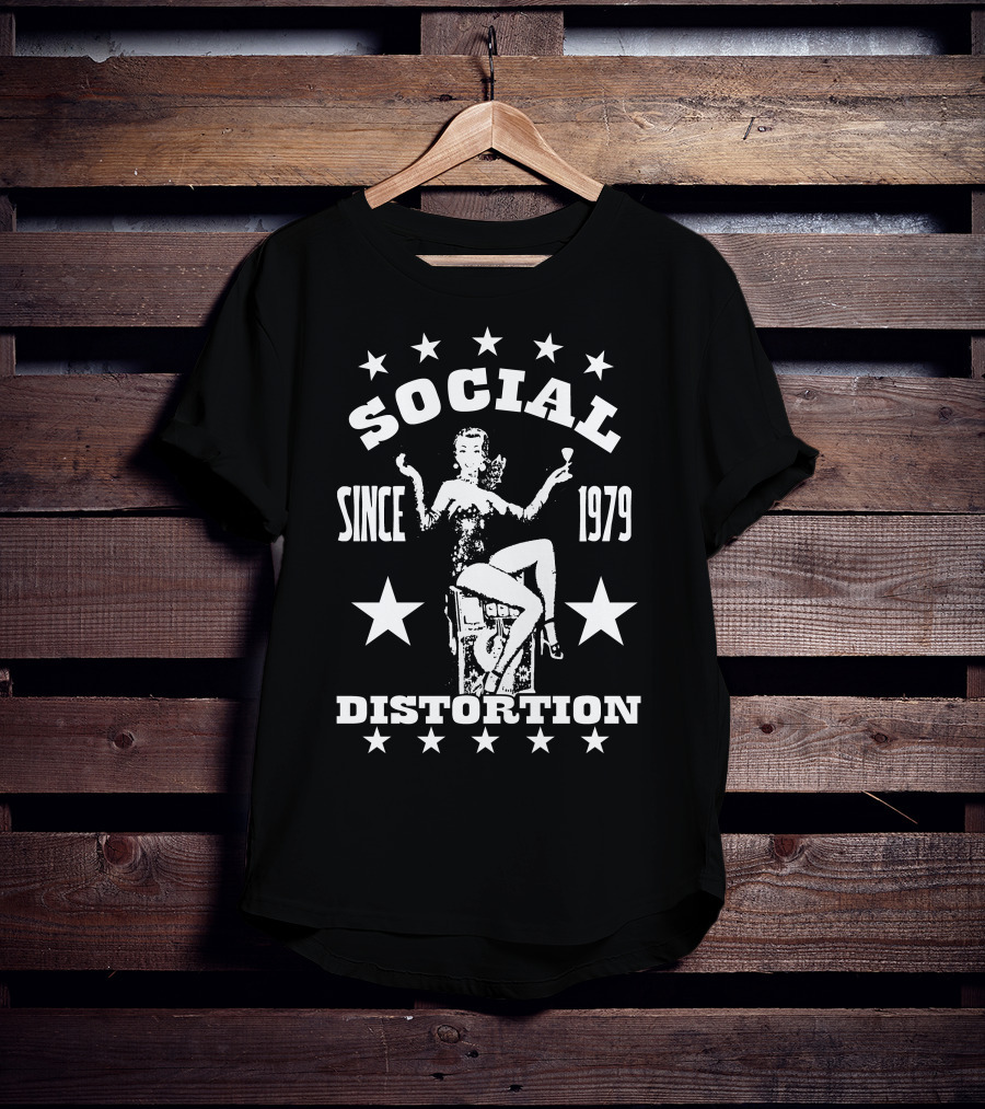 Social Distortion Since 1979 Retro Style T-Shirt
