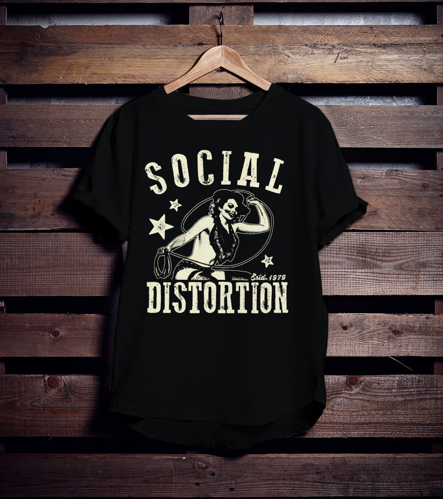 Social Distortion Est. 1979 Retro Pin-Up Star T-Shirt