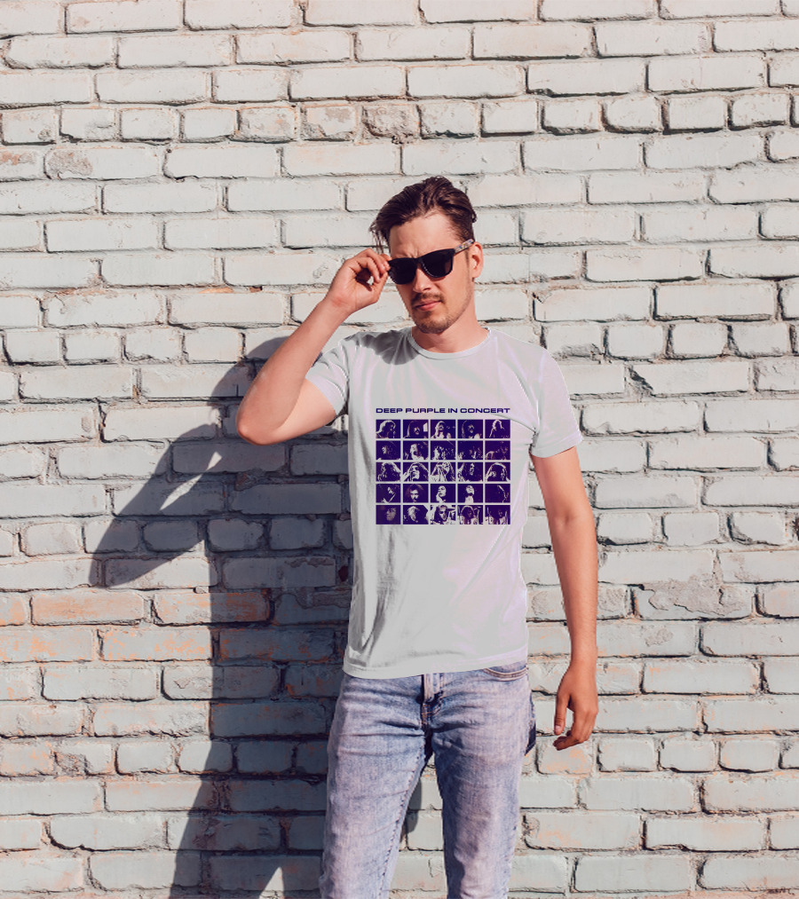 Deep Purple In Concert Grid Photos T-Shirt