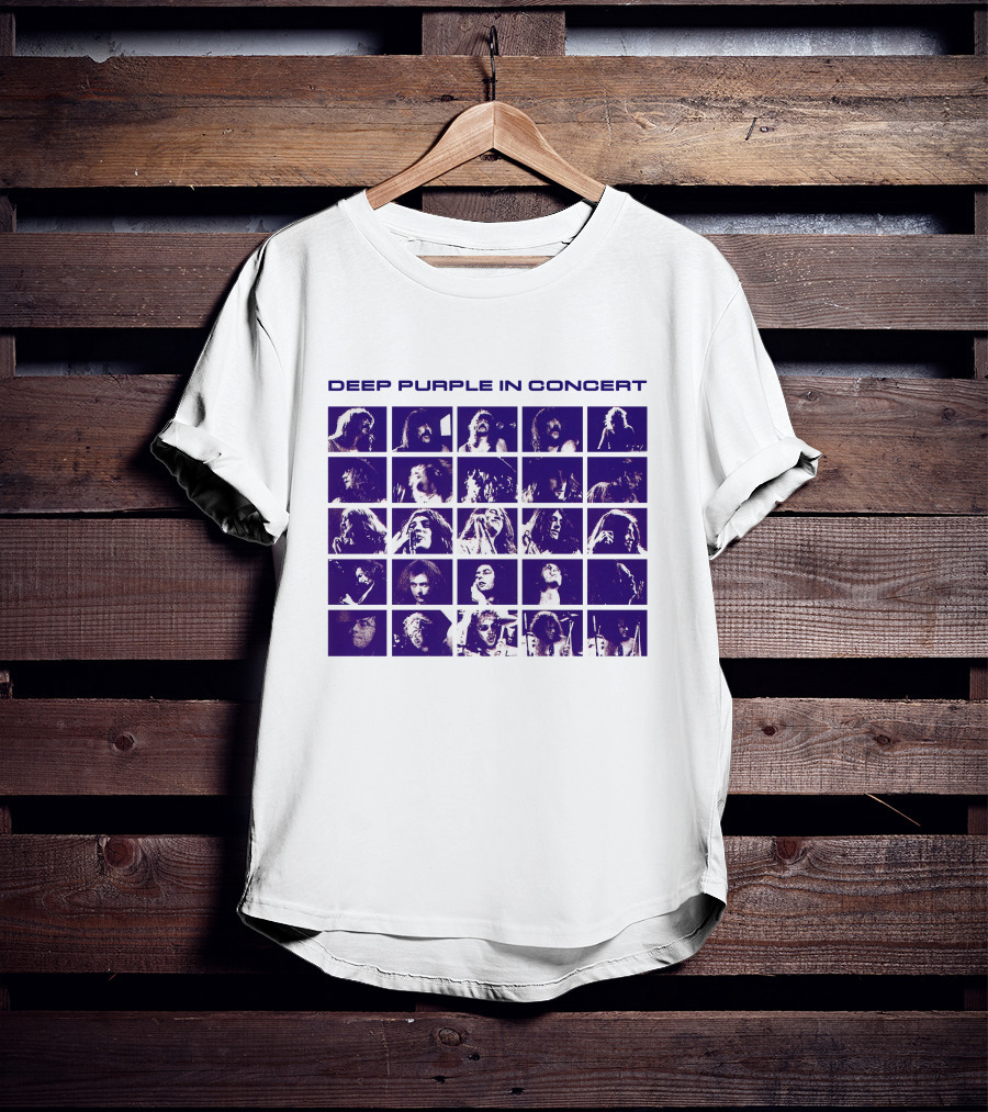 Deep Purple In Concert Grid Photos T-Shirt