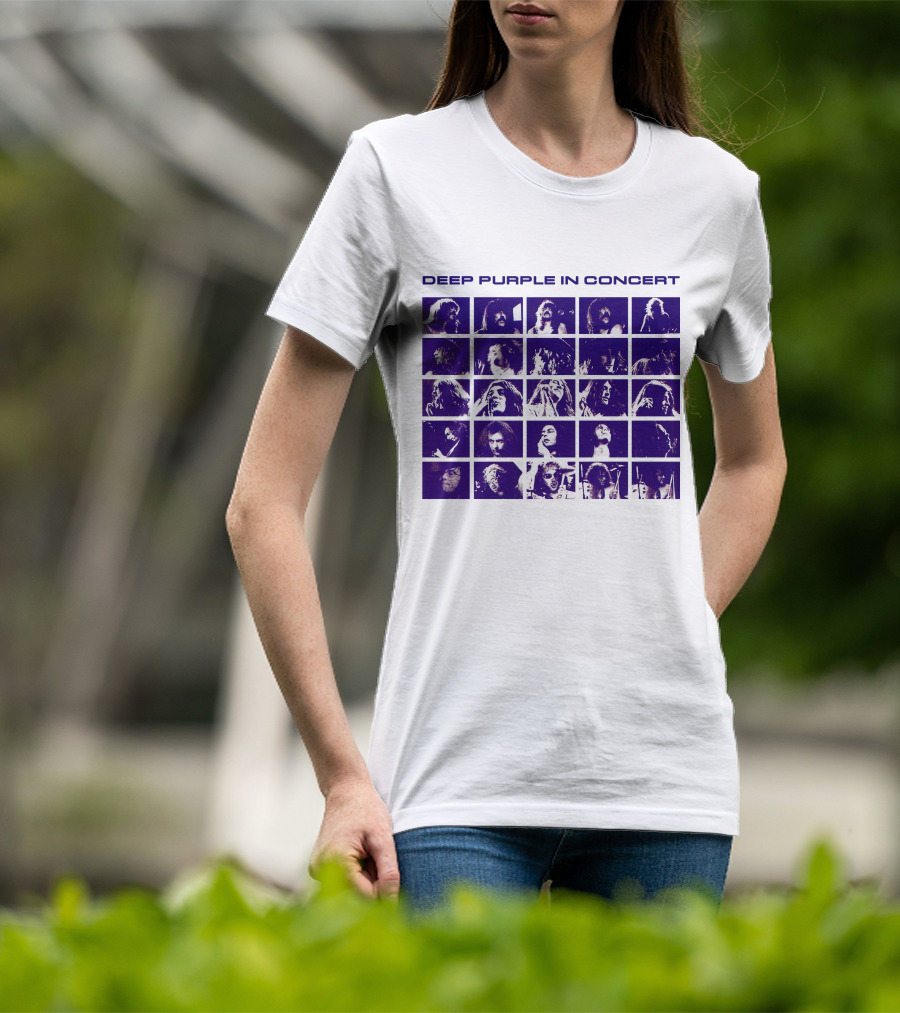 Deep Purple In Concert Grid Photos T-Shirt
