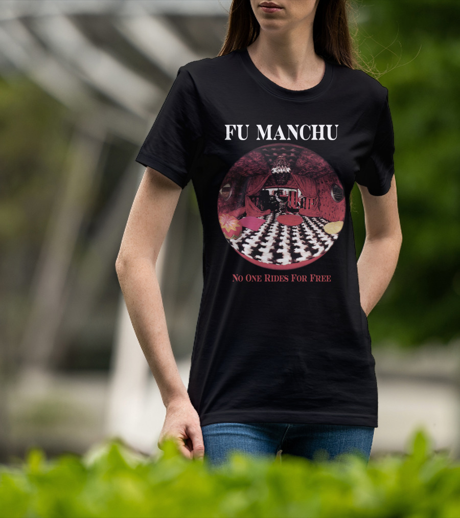 Fu Manchu No One Rides For Free T-Shirt