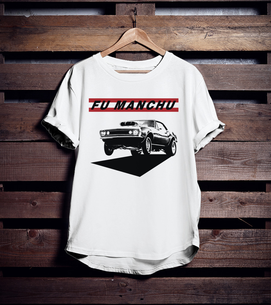 Fu Manchu Classic Muscle Car Tribute T-Shirt
