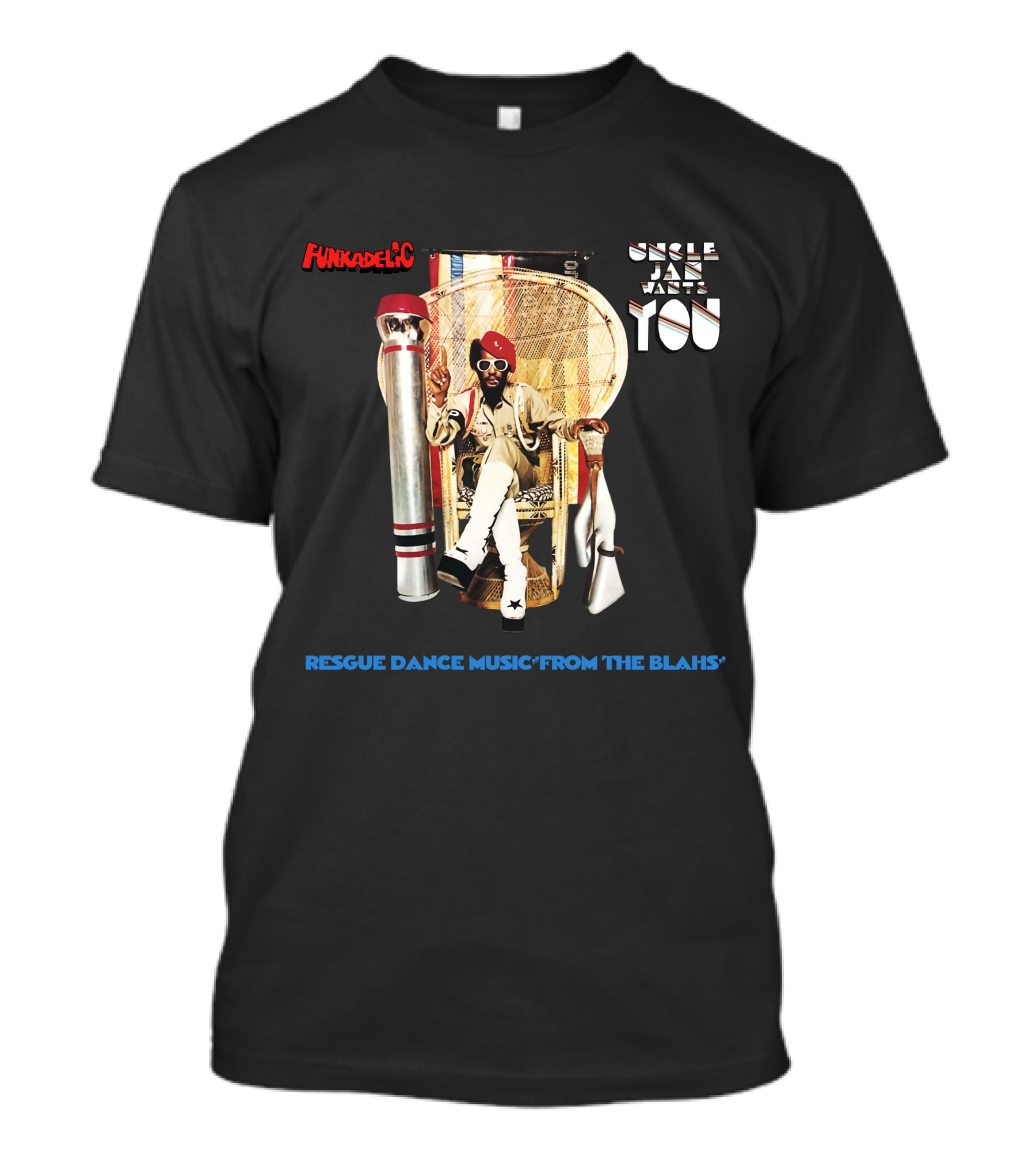 Funkadelic Uncle Jam Wants You Rescue Dance Music From The Blahs T-Shirt