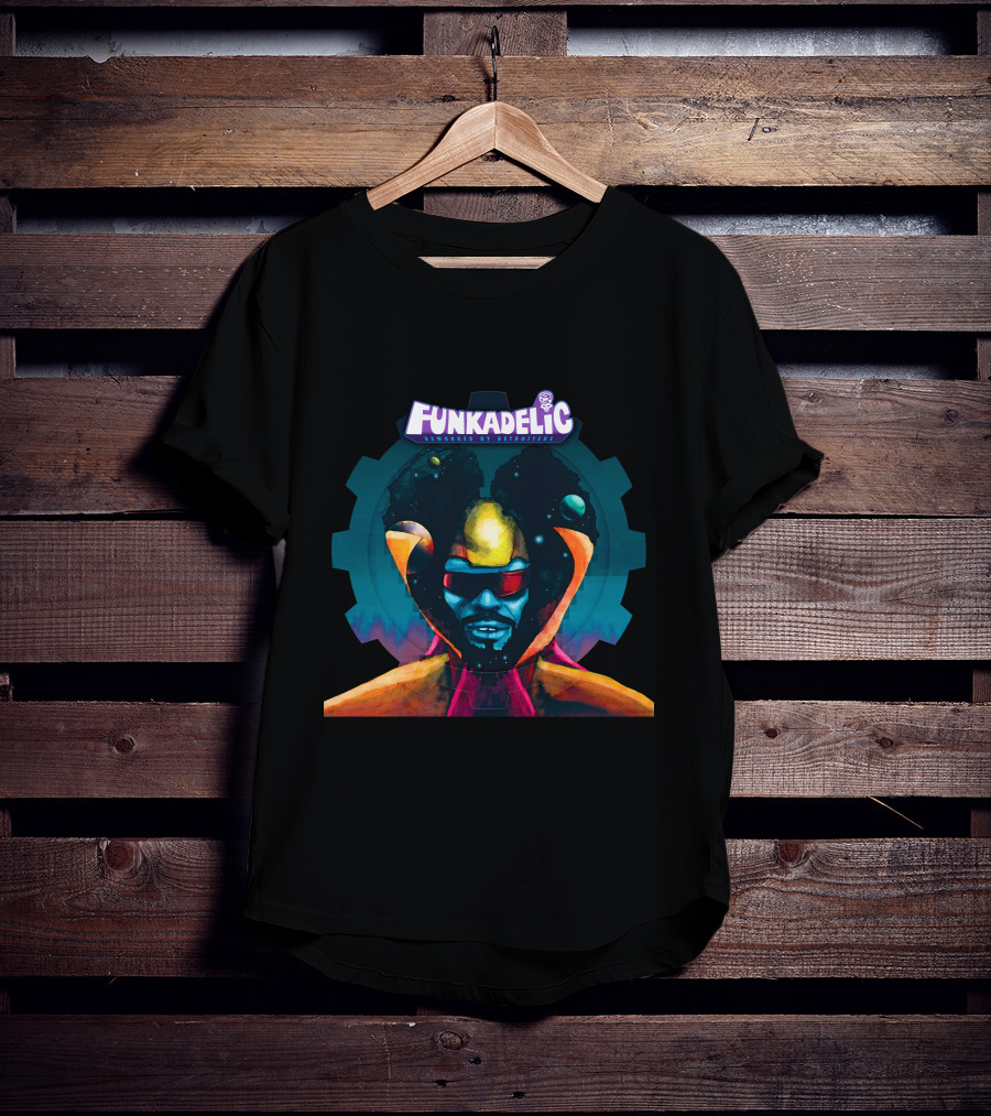 Funkadelic Legends By Detroiterz Iconic Afro-Futuristic Art T-Shirt