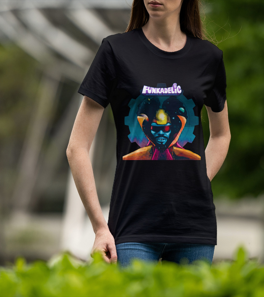Funkadelic Legends By Detroiterz Iconic Afro-Futuristic Art T-Shirt