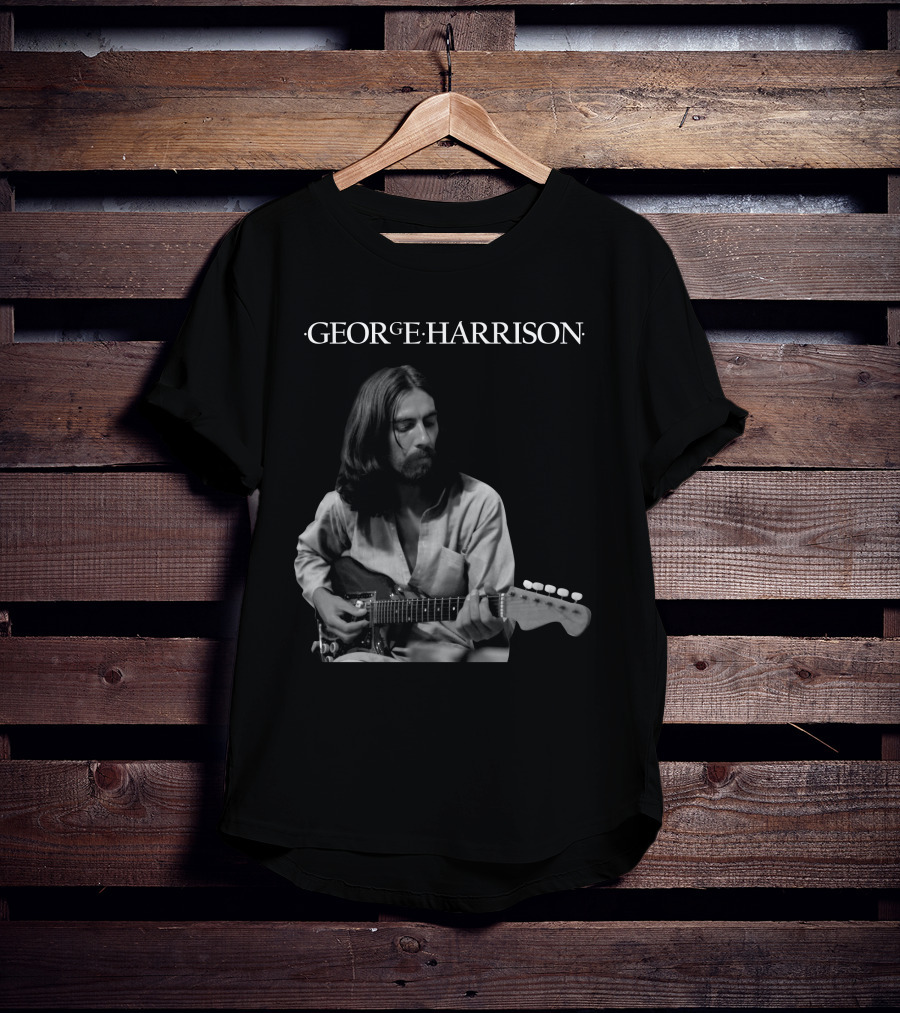 George Harrison Playing Guitar T-Shirt
