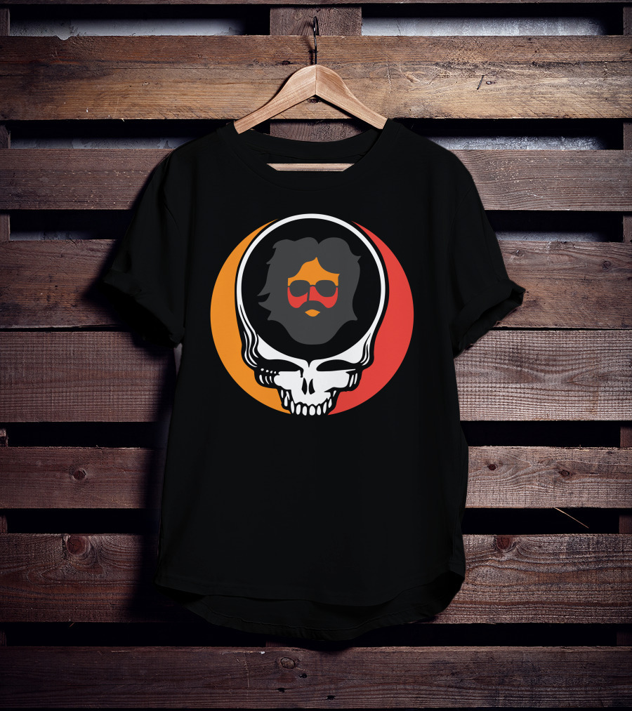 Gd Skull Icon With Sunglasses And Beard Retro T-Shirt