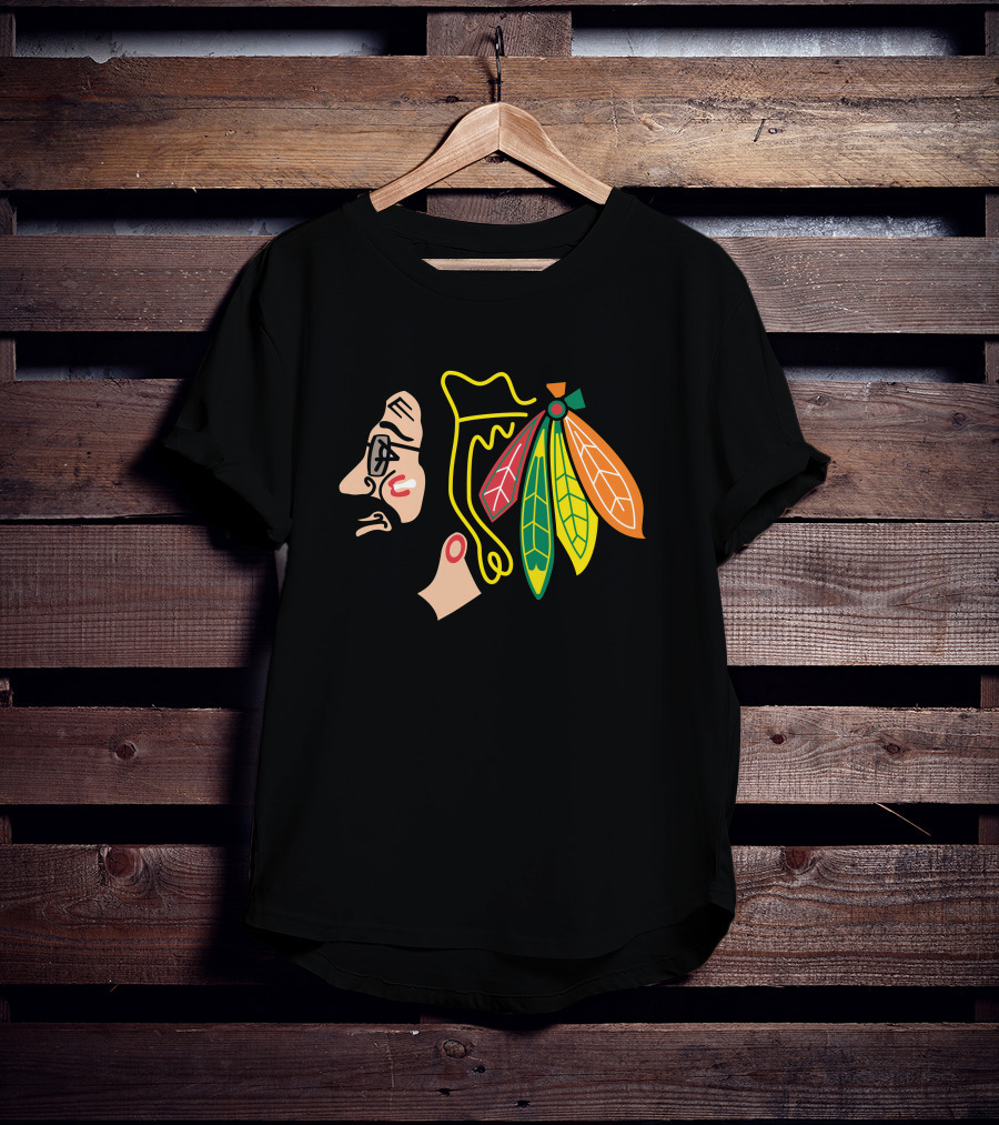 Chicago Blackhawks Grateful Dead Style T-Shirt