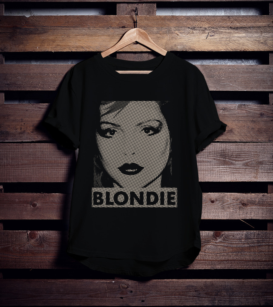 Blondie Face Halftone Style T-Shirt