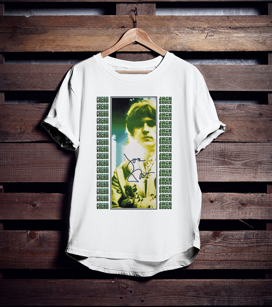 Cream Jack Bruce Signature Portrait T-Shirt