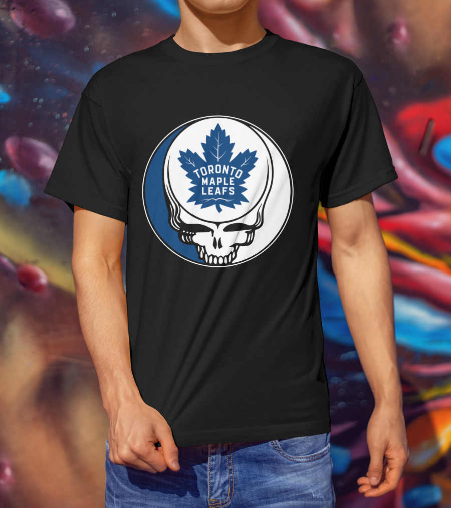 Toronto Maple Leafs Skull T-Shirt