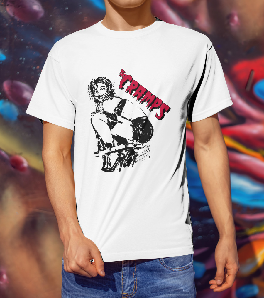 The Cramps Vintage Artwork With Stylish Retro T-Shirt