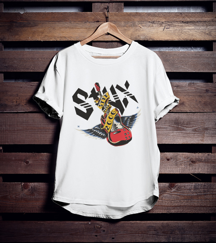 Styx 2006 Tour Guitar Wings T-Shirt