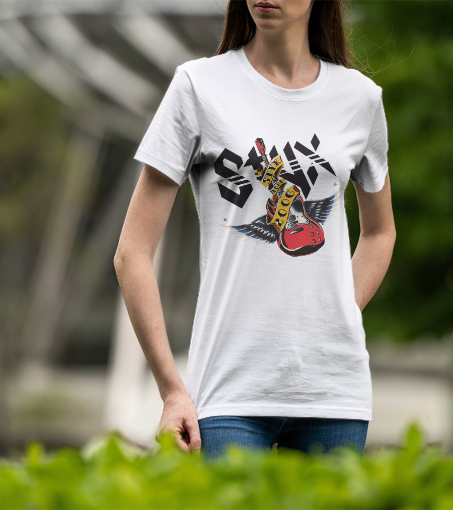 Styx 2006 Tour Guitar Wings T-Shirt