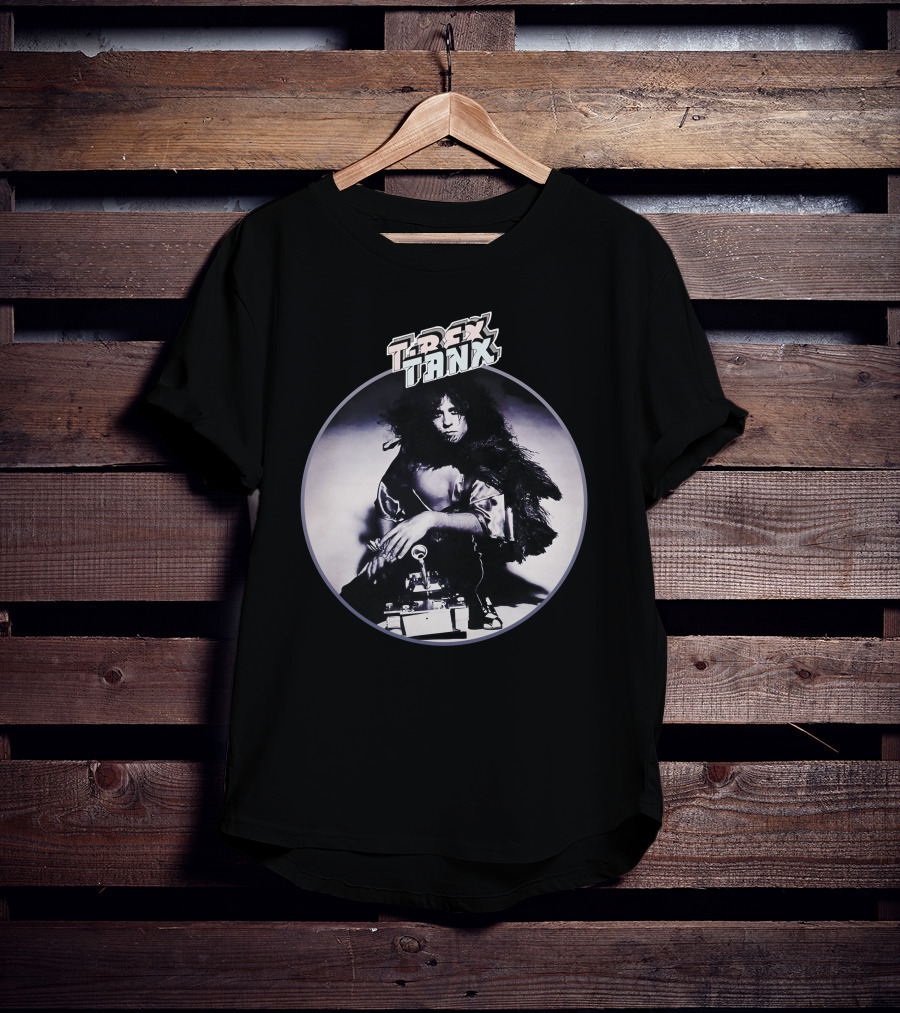 Trex Tanx Album Art Black And White Photo T-Shirt