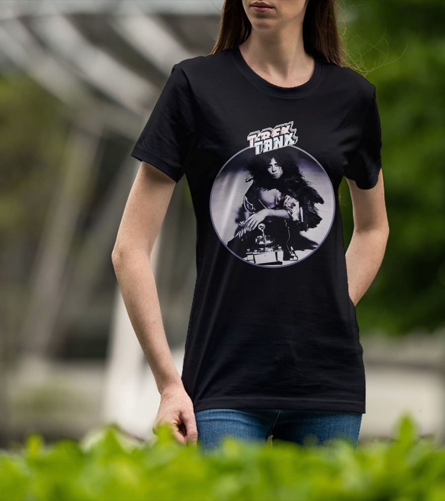 Trex Tanx Album Art Black And White Photo T-Shirt