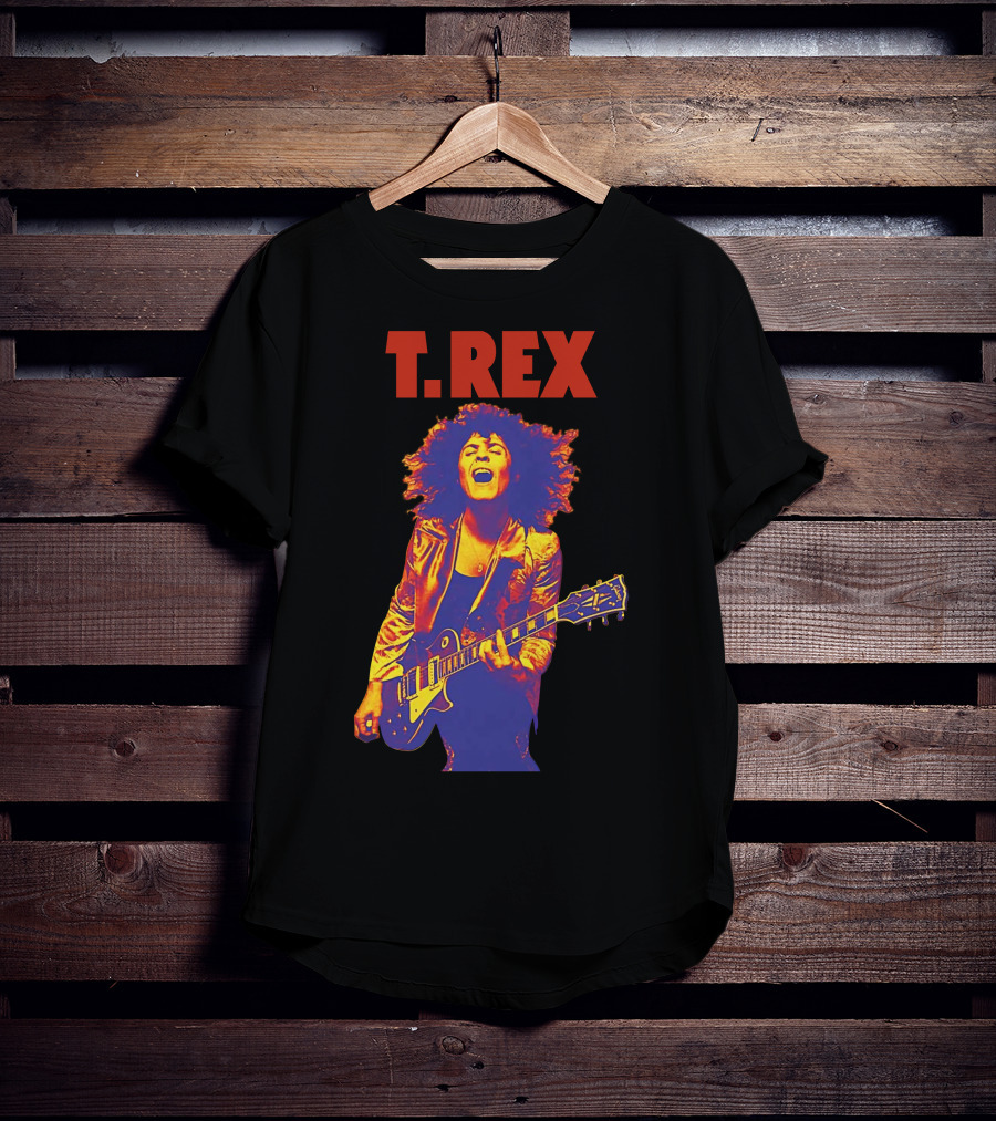 T. Rex Electric Guitar Glam Rock T-Shirt