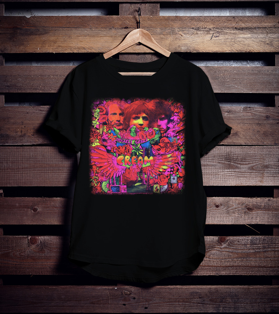 Disraeli Gears Cream Psychedelic Album Art 1967 T-Shirt