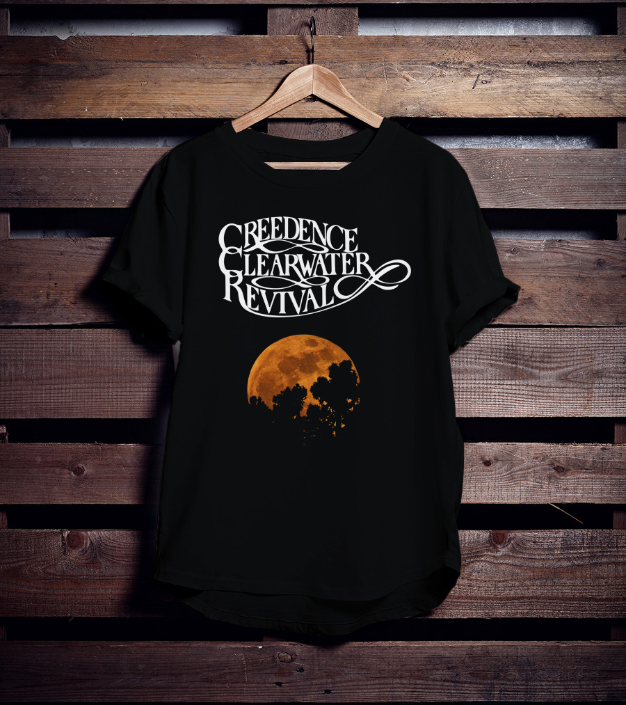 Creedence Clearwater Revival Full Moon Silhouette T-Shirt