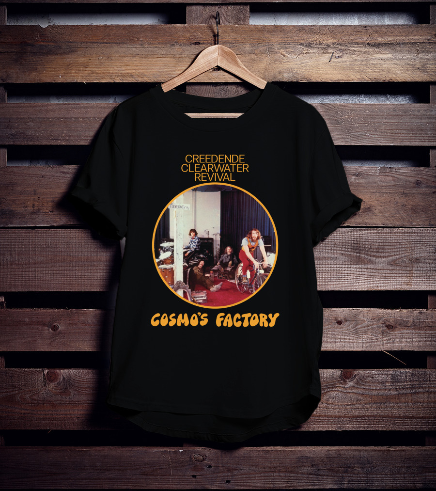 Creedence Clearwater Revival Cosmo's Factory Album Cover T-Shirt