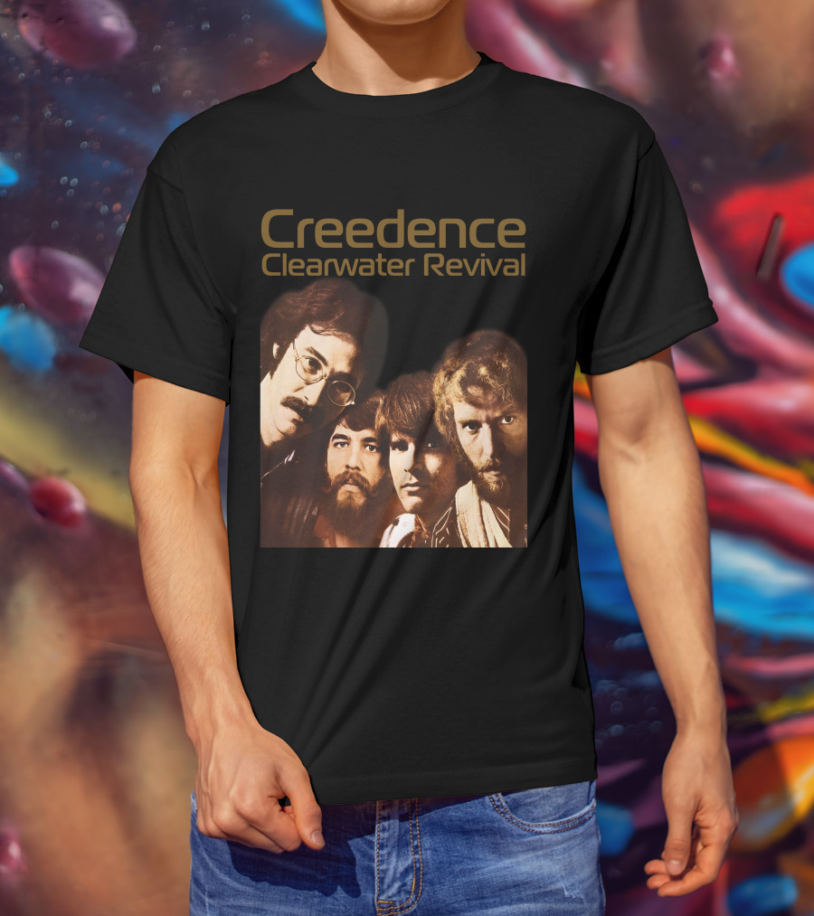 Creedence Clearwater Revival Band Portrait T-Shirt