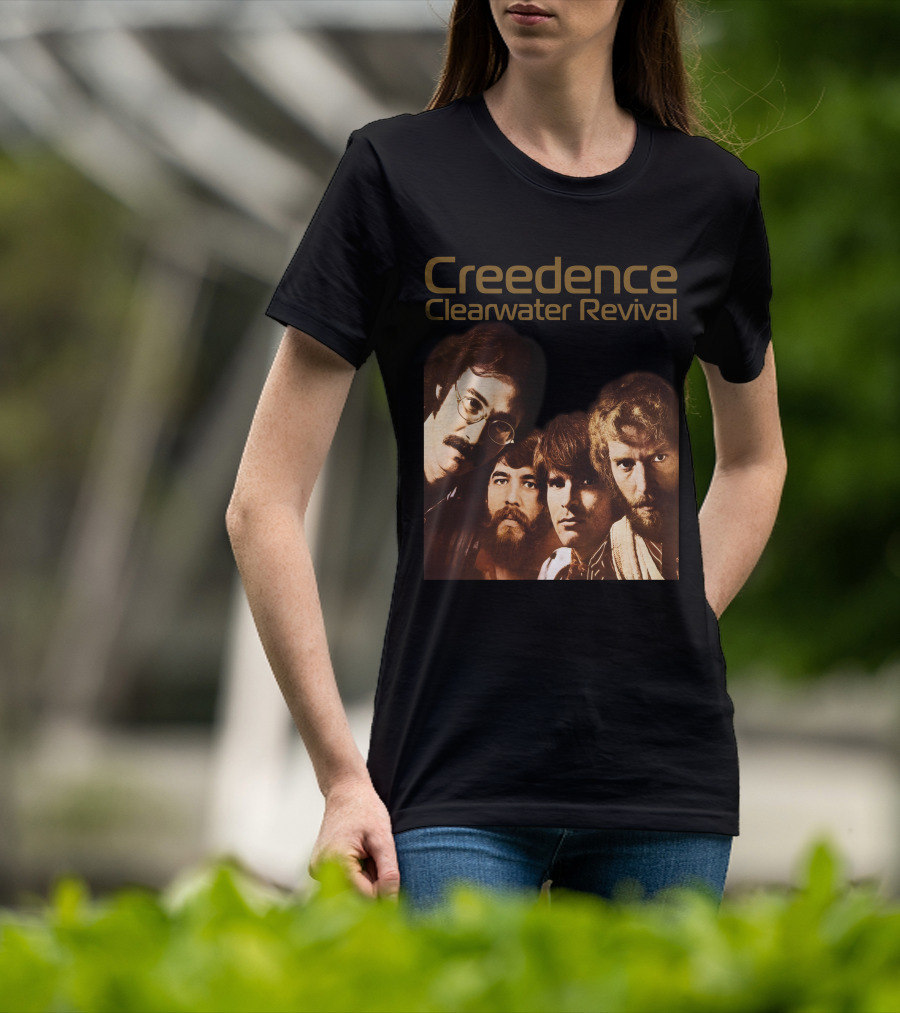 Creedence Clearwater Revival Band Portrait T-Shirt