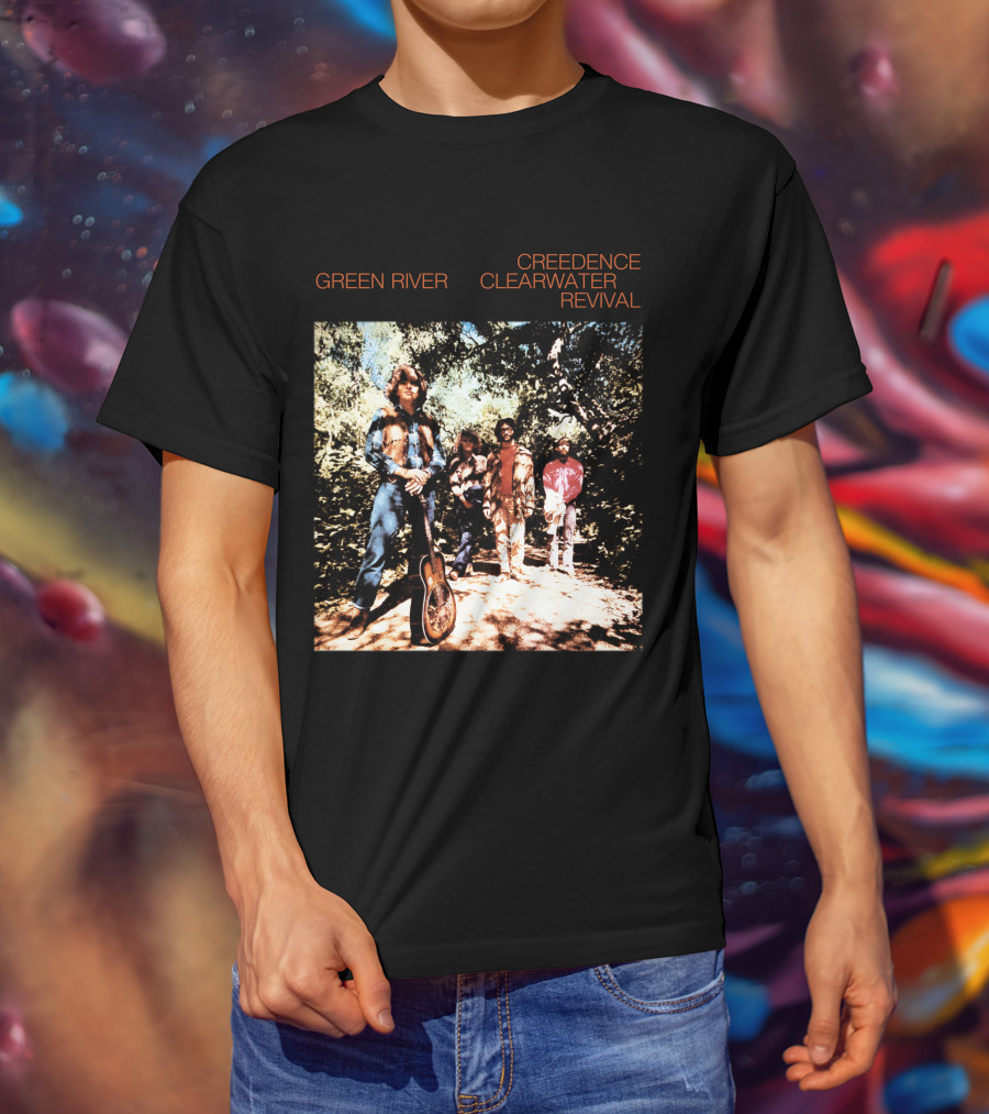 Green River Creedence Clearwater Revival Album Cover Photo T-Shirt