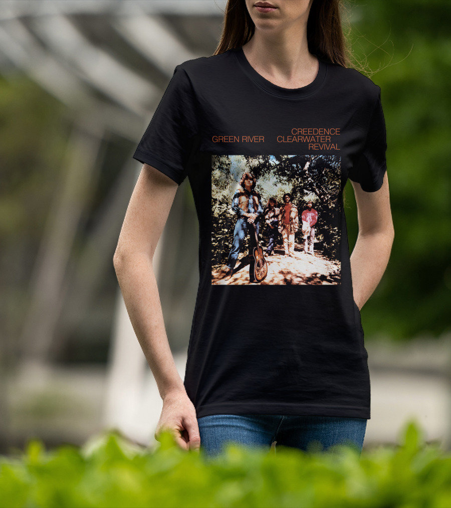 Green River Creedence Clearwater Revival Album Cover Photo T-Shirt
