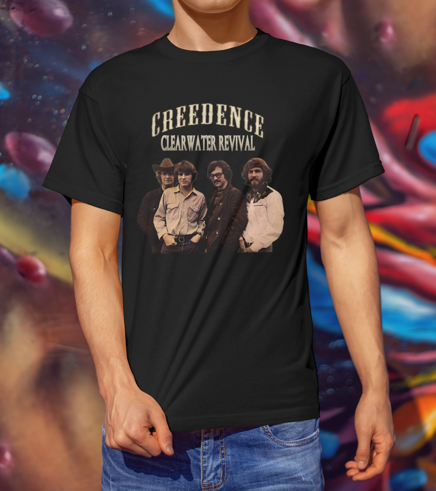 Creedence Clearwater Revival Band Portrait Ccr T-Shirt