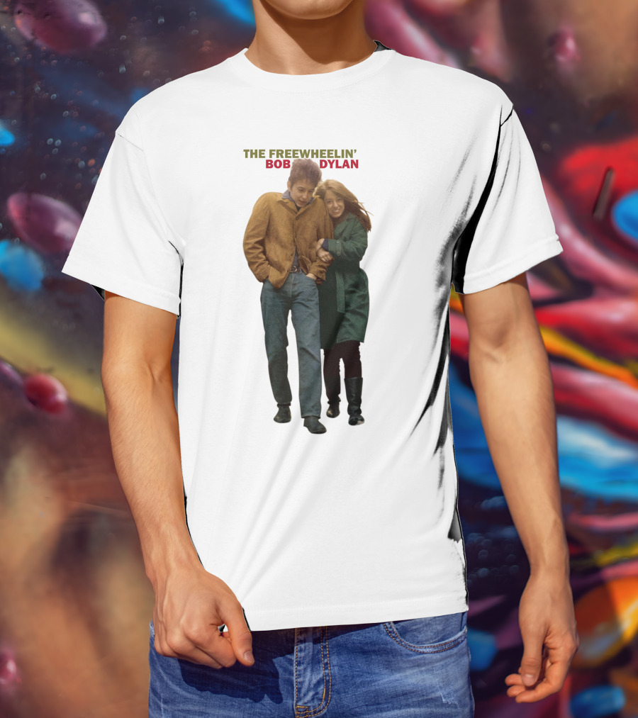 The Freewheelin' Bob Dylan Album Cover T-Shirt