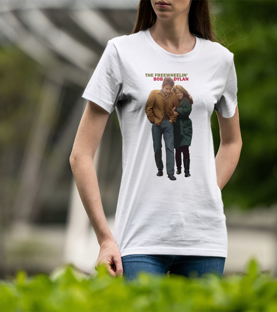 The Freewheelin' Bob Dylan Album Cover T-Shirt