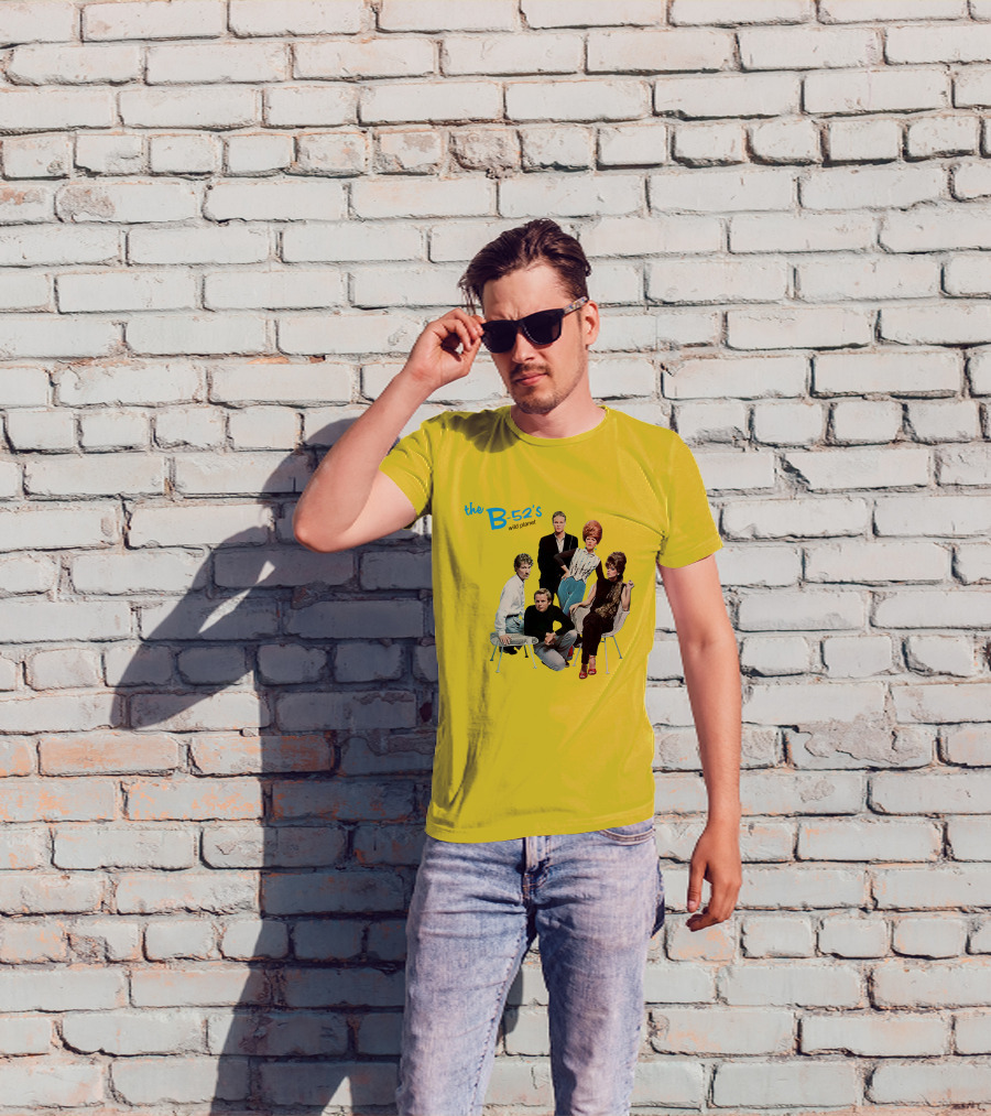 The B-52'S Wild Planet Album Cover Group Photo T-Shirt
