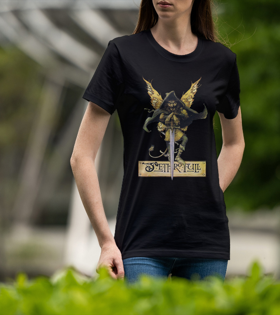 Jethro Tull Fairy Warrior With Sword And Wings T-Shirt