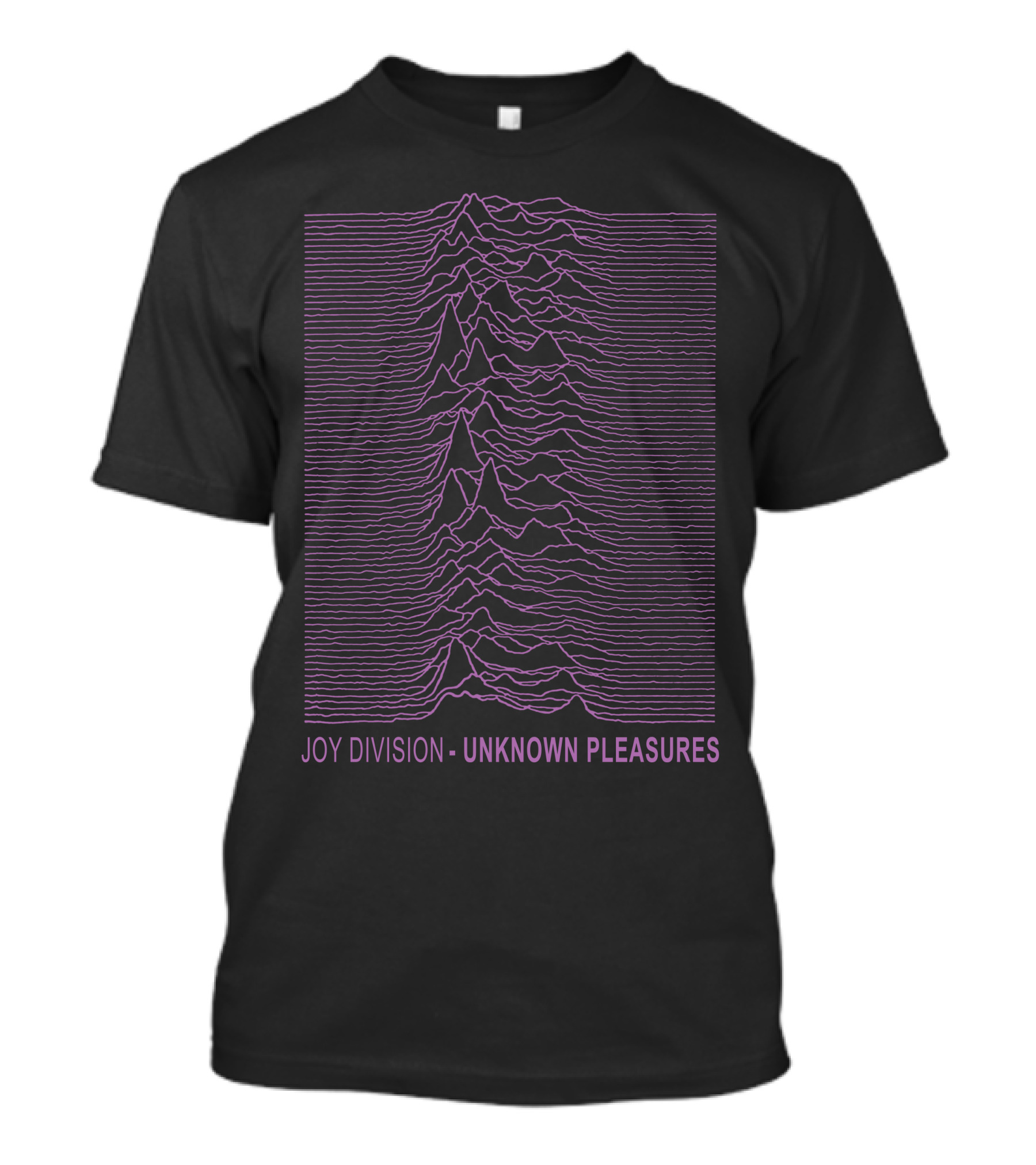 Joy Division Unknown Pleasures Purple Lines T-Shirt