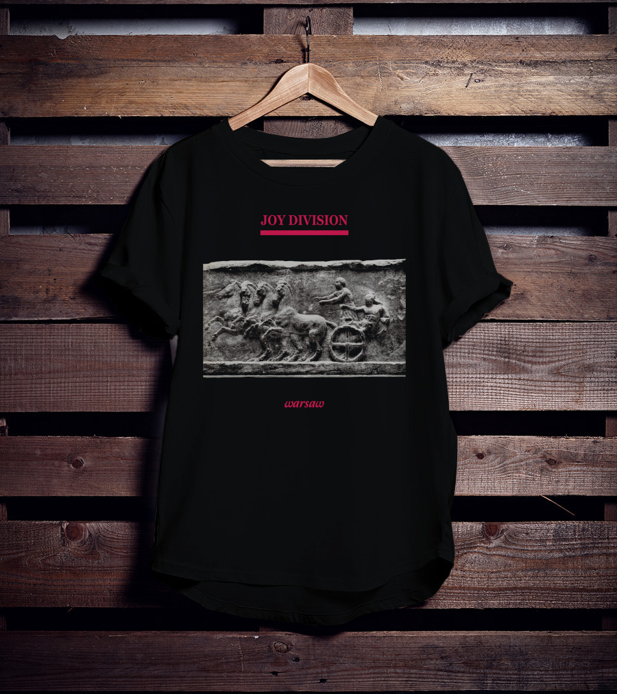 Joy Division Warsaw Chariot Relief Roman Art T-Shirt