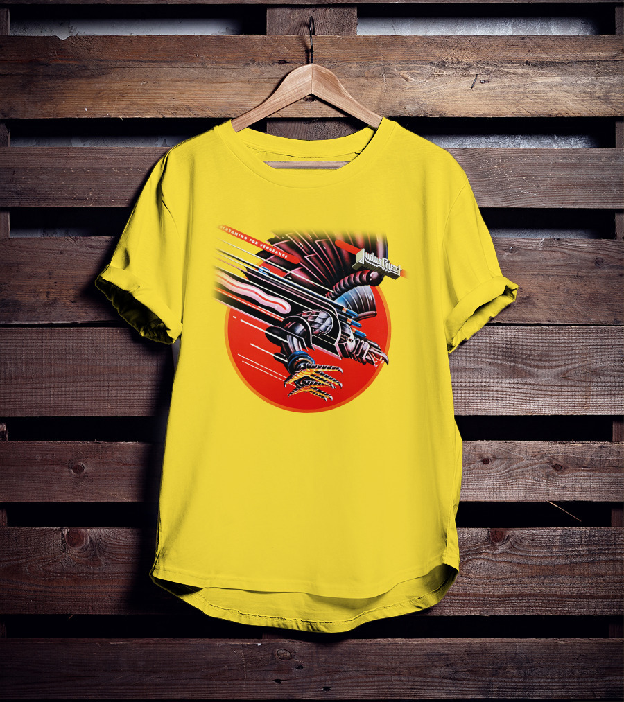 Judas Priest Screaming For Vengeance Album Cover Artwork T-Shirt