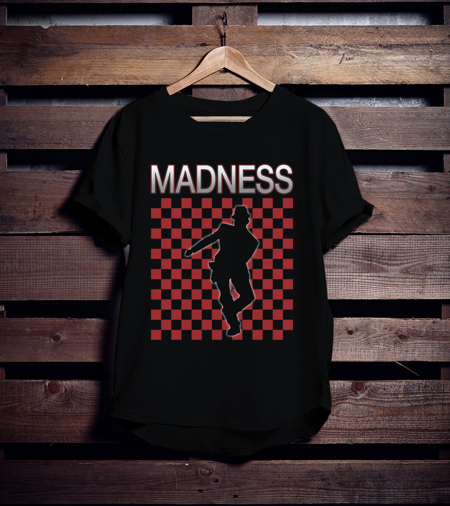 Madness Checkerboard Silhouette T-Shirt