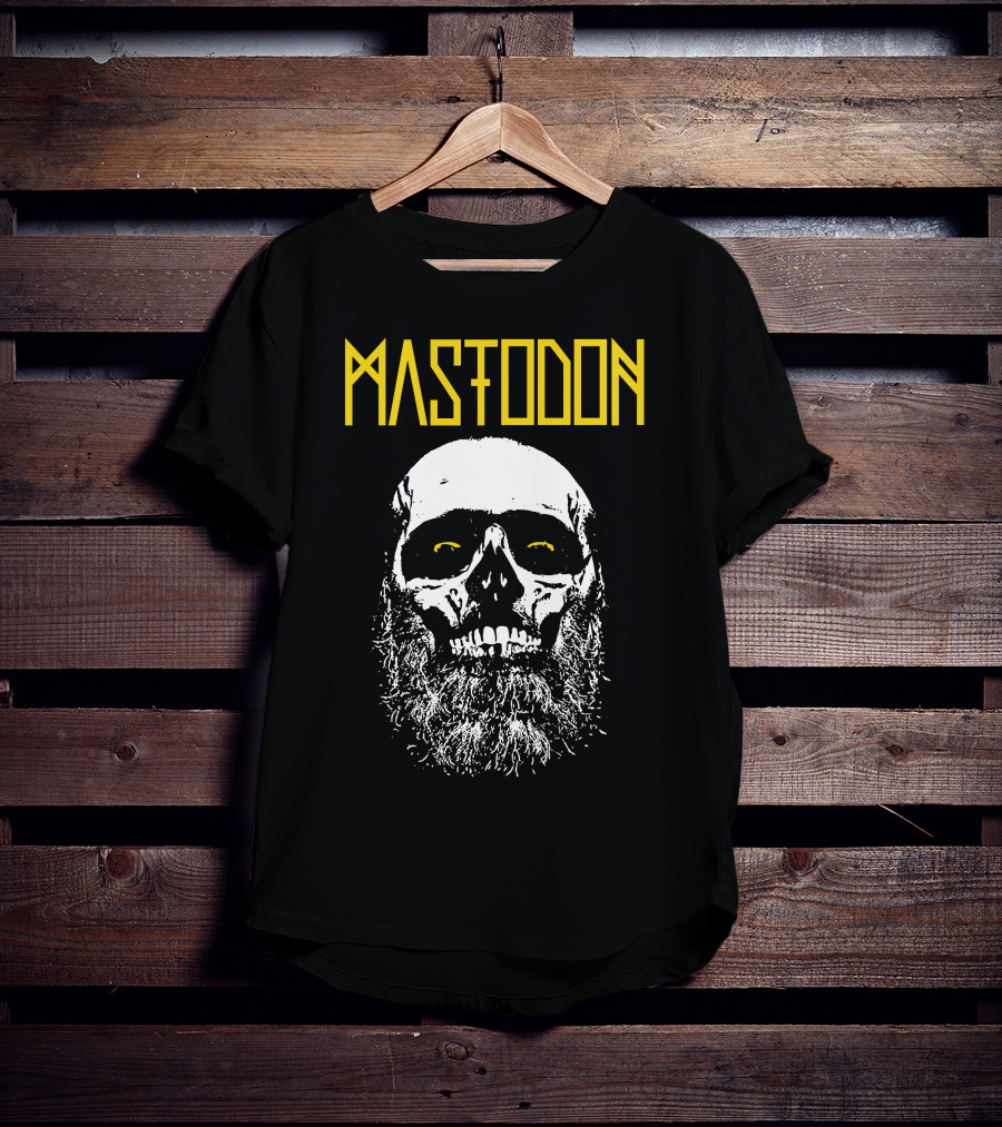 Mastodon Skull Artwork T-Shirt