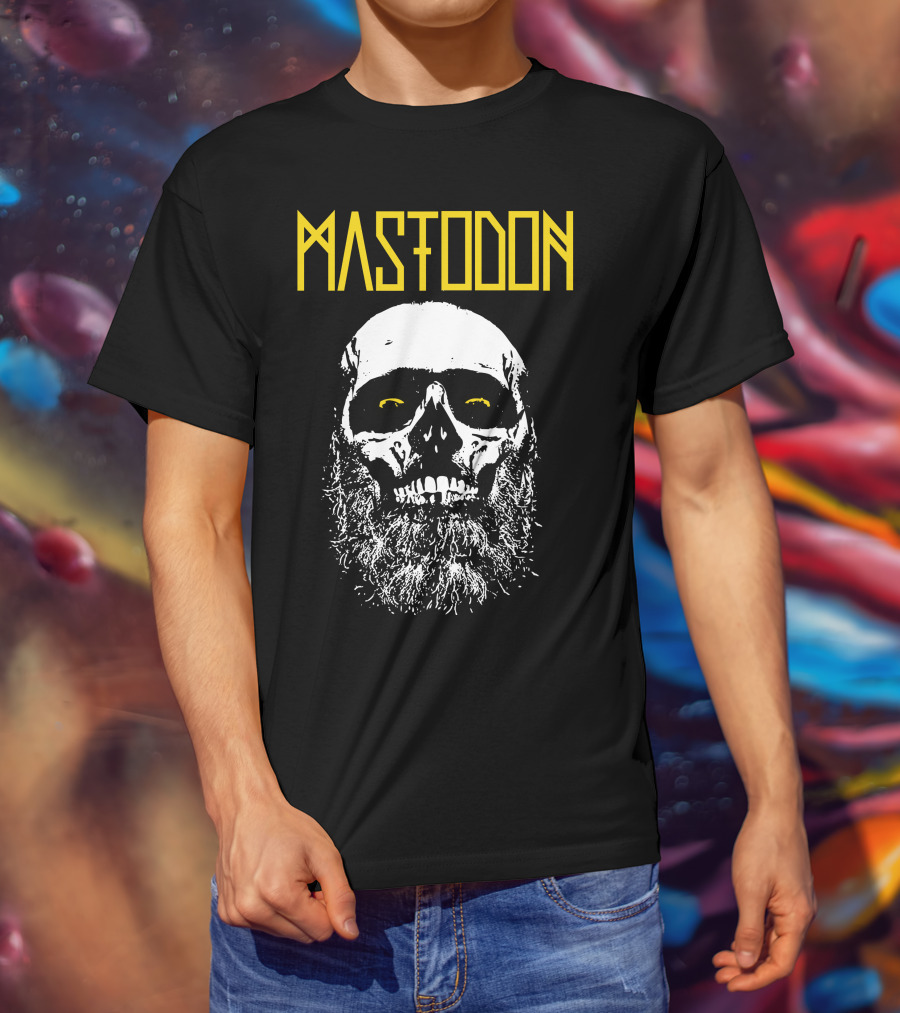 Mastodon Skull Artwork T-Shirt