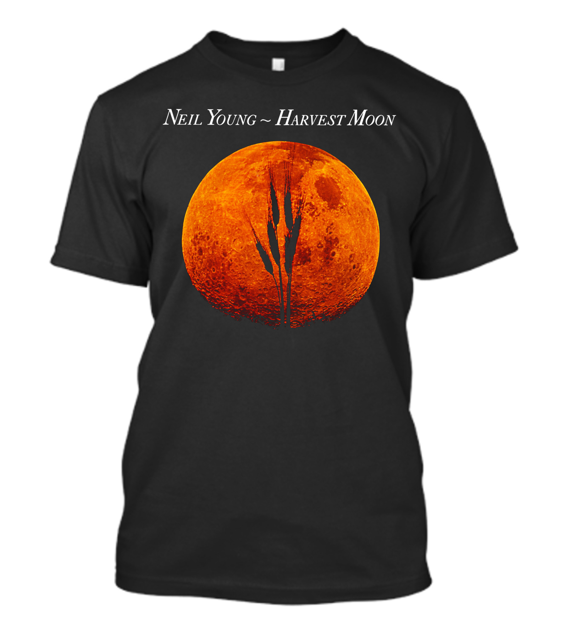 Neil Young Harvest Moon Orange Moon T-Shirt