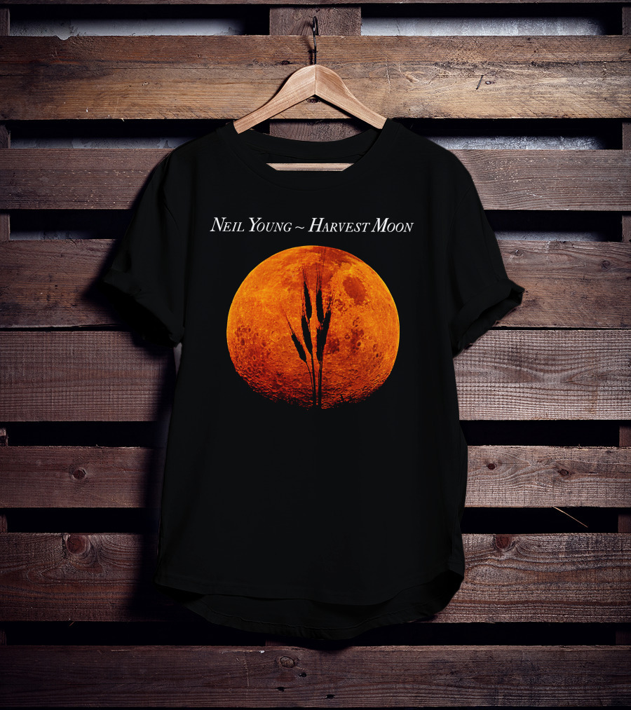 Neil Young Harvest Moon Orange Moon T-Shirt