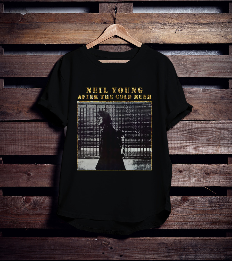 Neil Young After The Gold Rush Album Cover Artwork T-Shirt