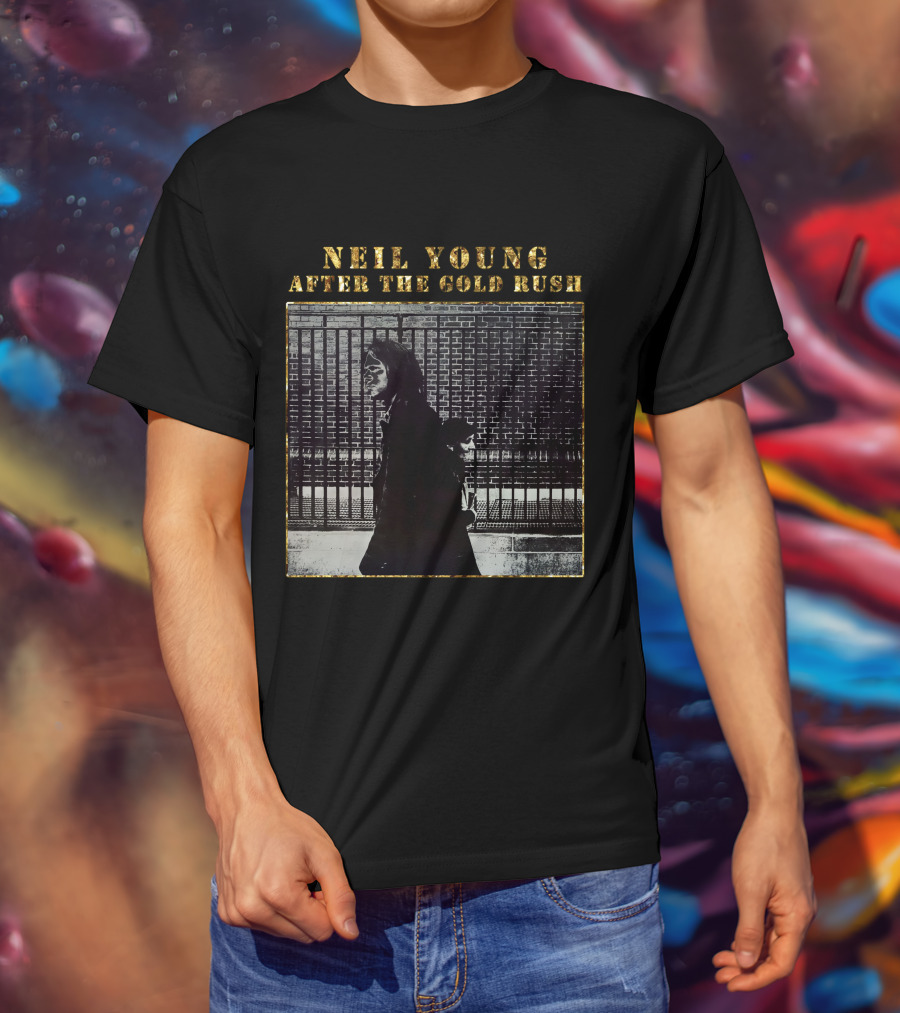 Neil Young After The Gold Rush Album Cover Artwork T-Shirt