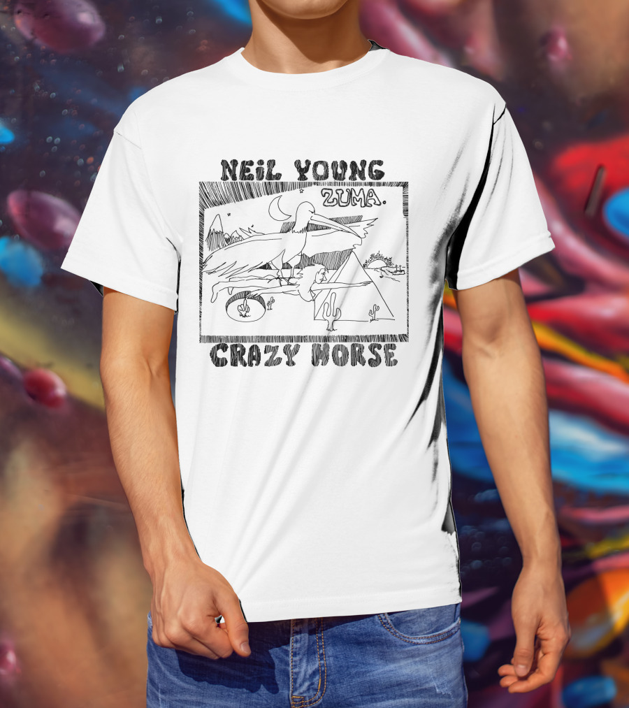 Neil Young Zuma Crazy Horse Artwork T-Shirt