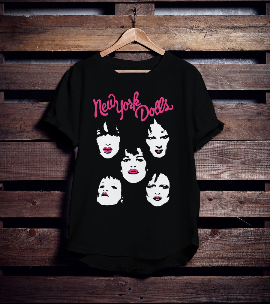 New York Dolls Band Faces T-Shirt