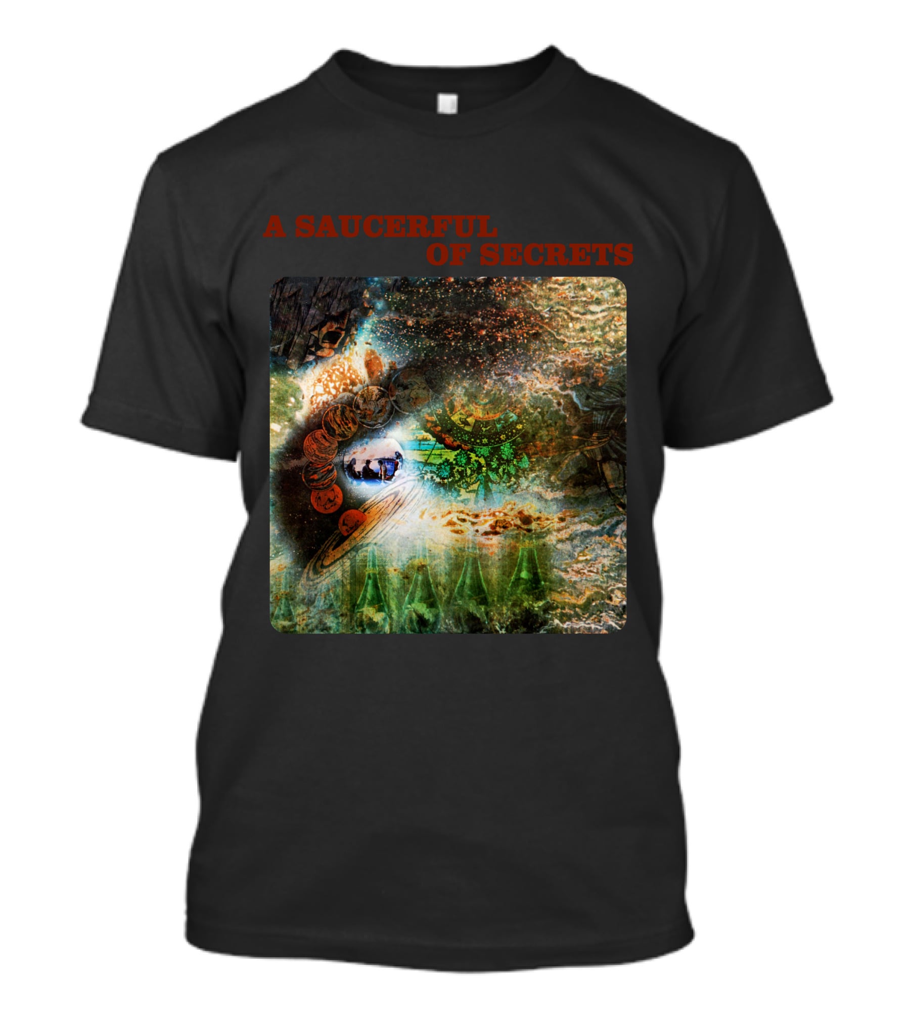 A Saucerful Of Secrets Psychedelic Cosmic T-Shirt