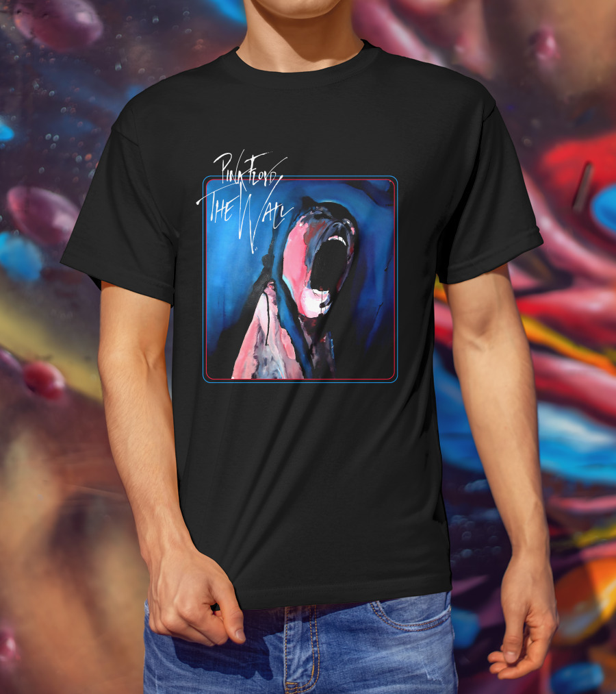 Pink Floyd The Wall Album Cover Art Scream T-Shirt